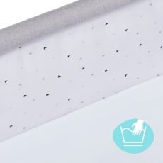 Приставне ліжечко-колиска Kinderkraft Neste Up Gray Melange